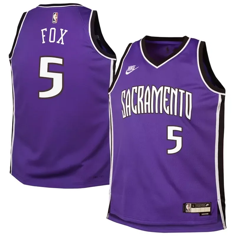 DeAaron Fox Sacramento Kings 2024/25 Jersey Purple Classic Edition