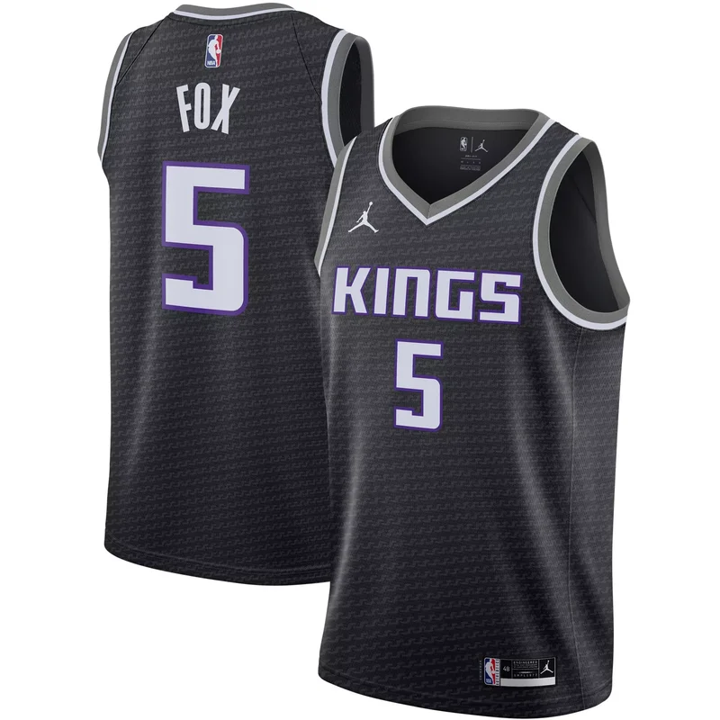 Jason Williams Sacramento Kings 2000-01 Hardwood Classics Fadeaway Jersey - Black/purple NBA - Image 2