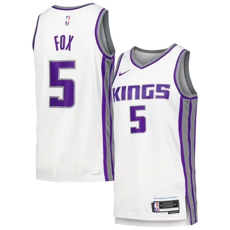 Domantas Sabonis Sacramento Kings Jordan Brand Unisex Jersey Statement Edition Purple - Image 4