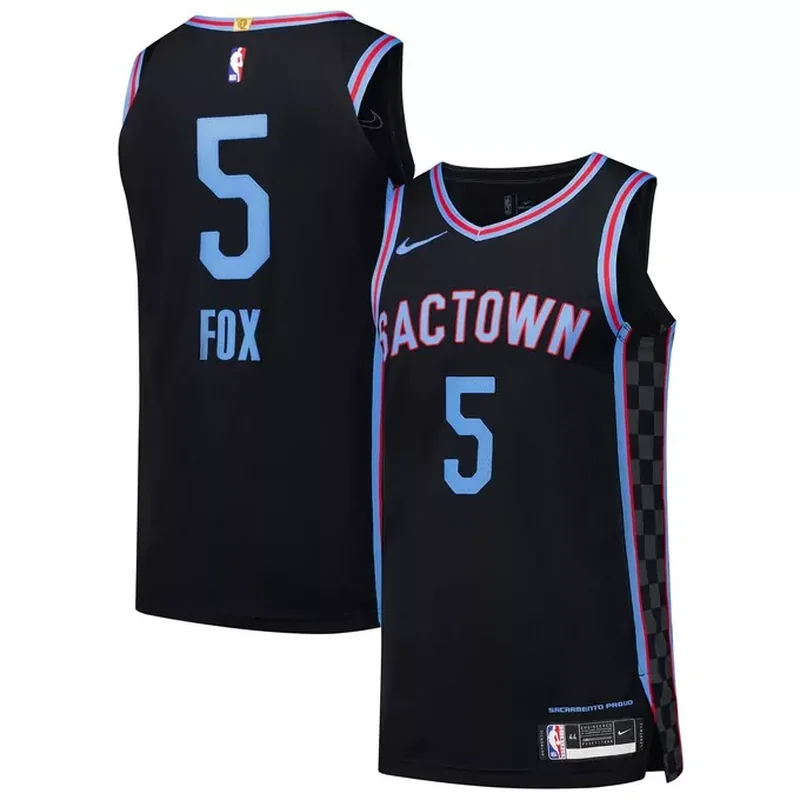 DeAaron Fox Sacramento Kings 2024/25 Jersey Purple Classic Edition - Image 4