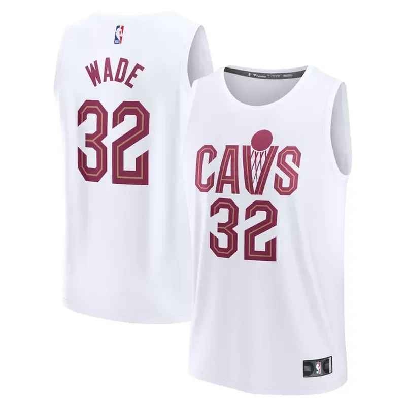 Dean Wade Cleveland Cavaliers Fast Break Player Jersey Association Edition White