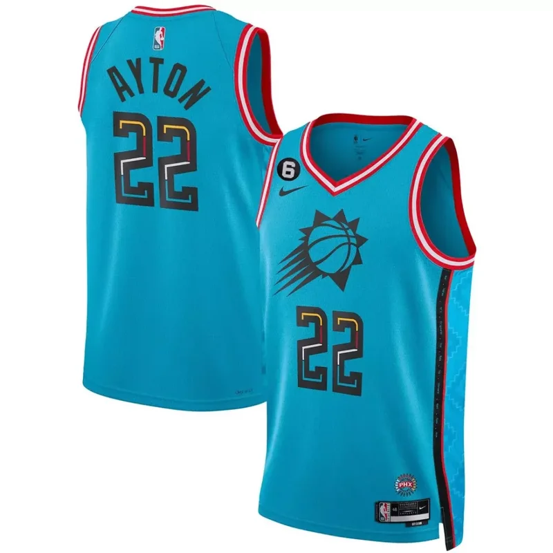 Deandre Ayton Classic Phoenix Suns Players Stitched Jersey - Image 2