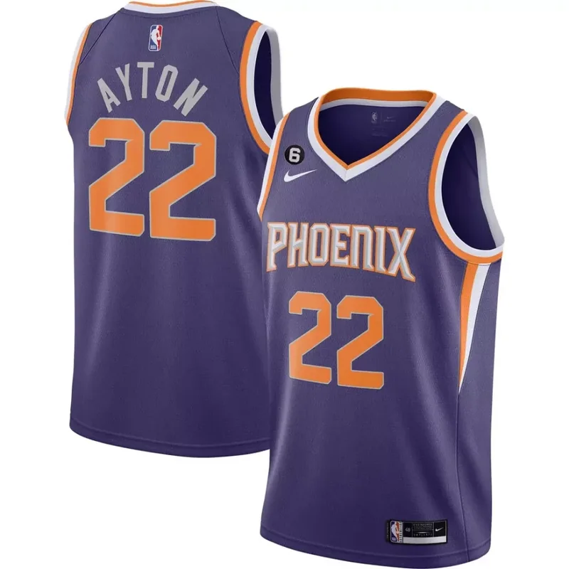 Deandre Ayton Classic Phoenix Suns Players Stitched Jersey - Image 4