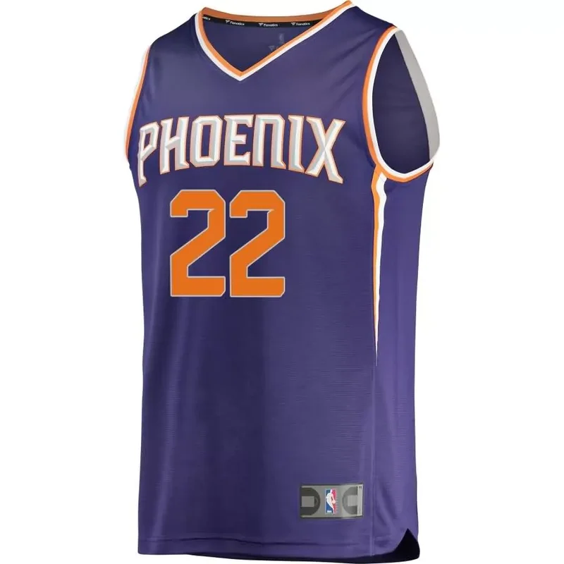 Elfrid Payton Phoenix Suns 2021/22 Fast Break Jersey - Icon Edition - Purple NBA - Image 5