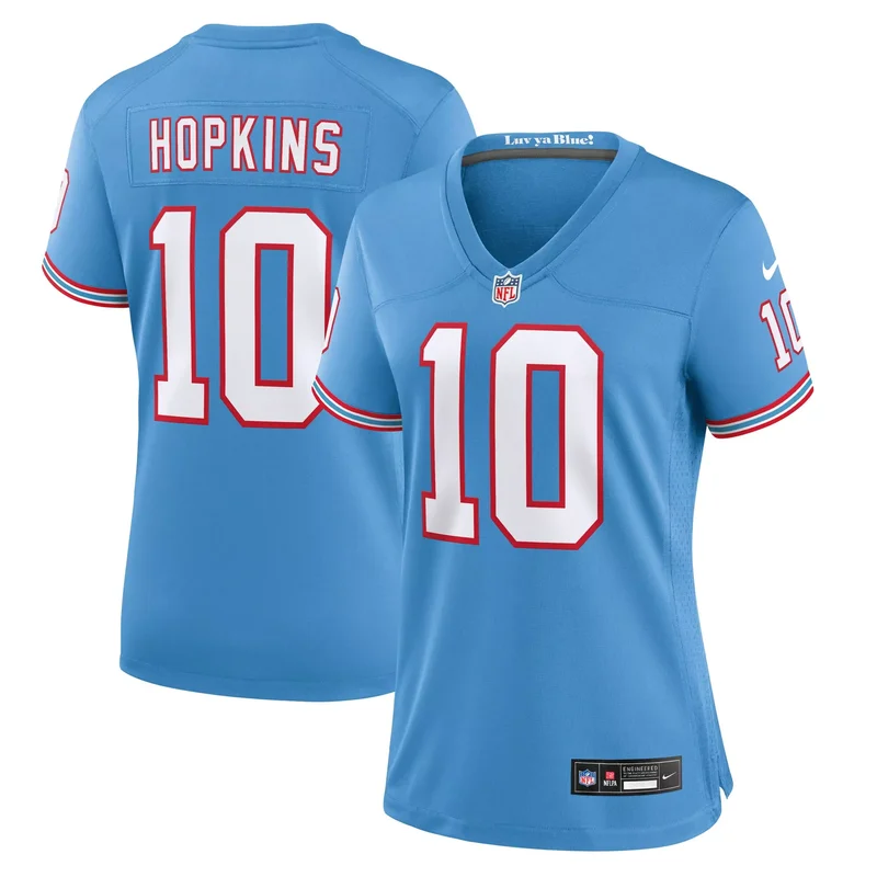 Deandre Hopkins Tennessee Titans Women's Jersey - Navy - Image 3