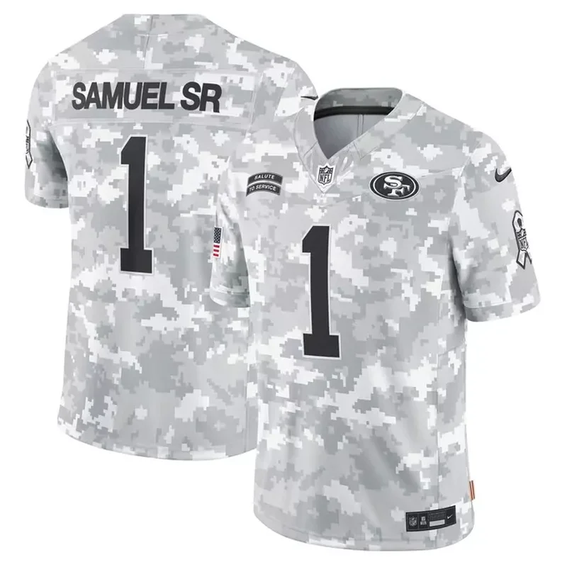 Christian McCaffrey San Francisco 49ers Game Player Jersey White - Image 3