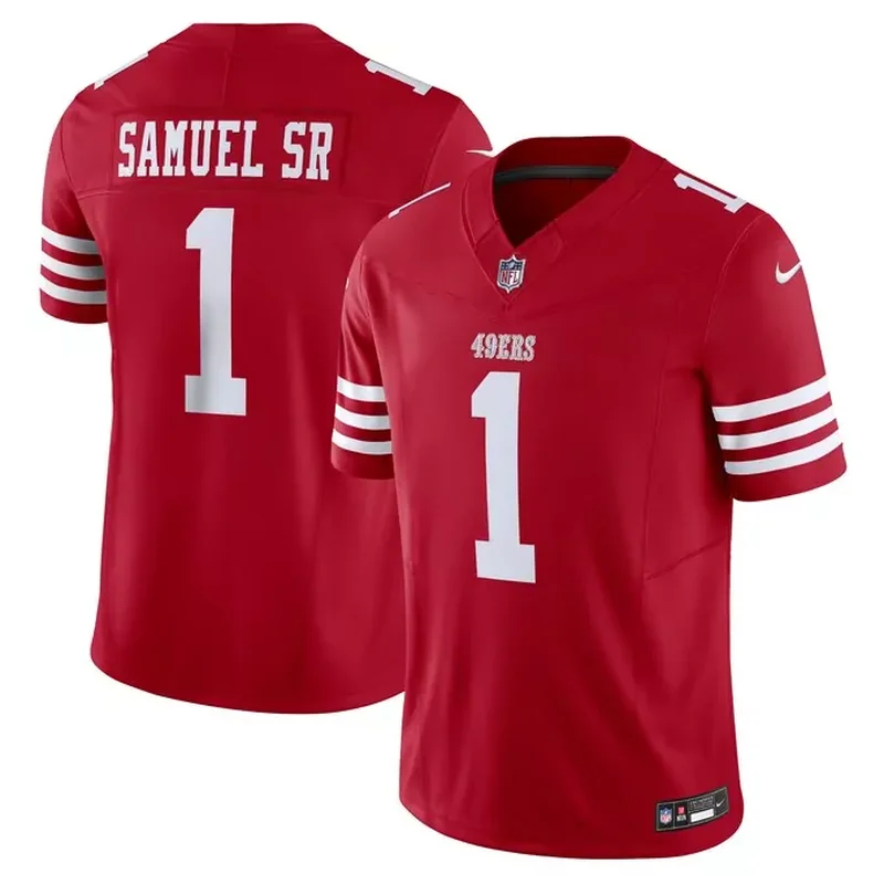 Deebo Samuel Sr San Francisco 49ers Vapor Fuse Jersey Scarlet