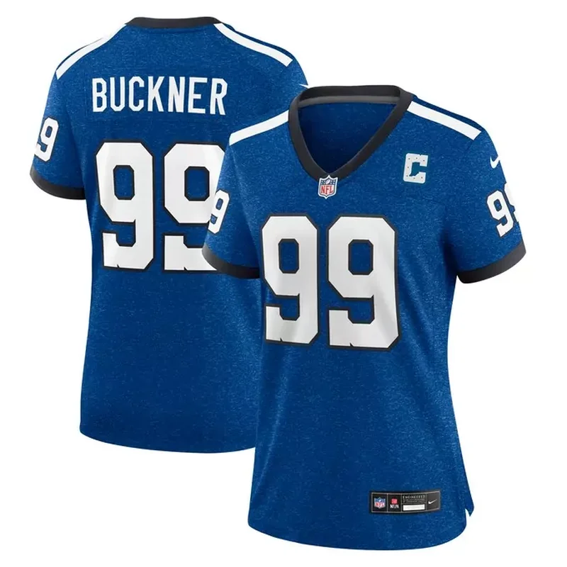 DeForest Buckner Indianapolis Colts Womens Indiana Nights Alternate Game Jersey Royal