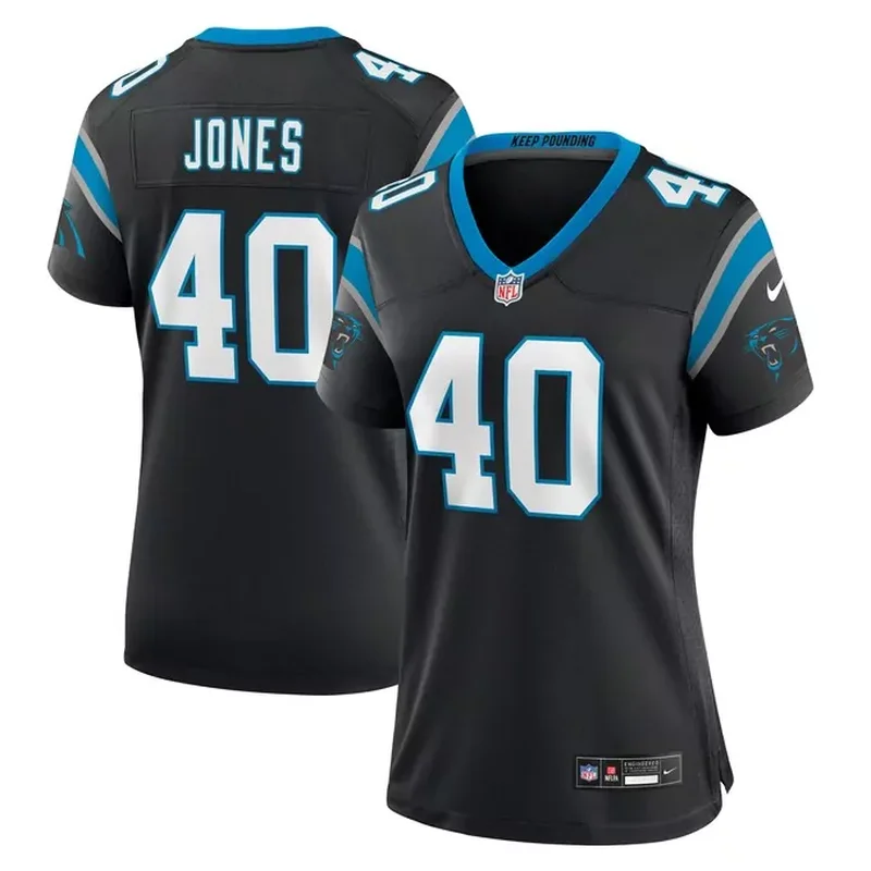 Shy Tuttle Carolina Panthers Womens Game Player Jersey Black - Image 3