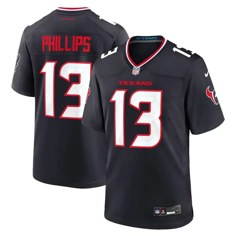 DelShawn Phillips Houston Texans Team Game Jersey Navy