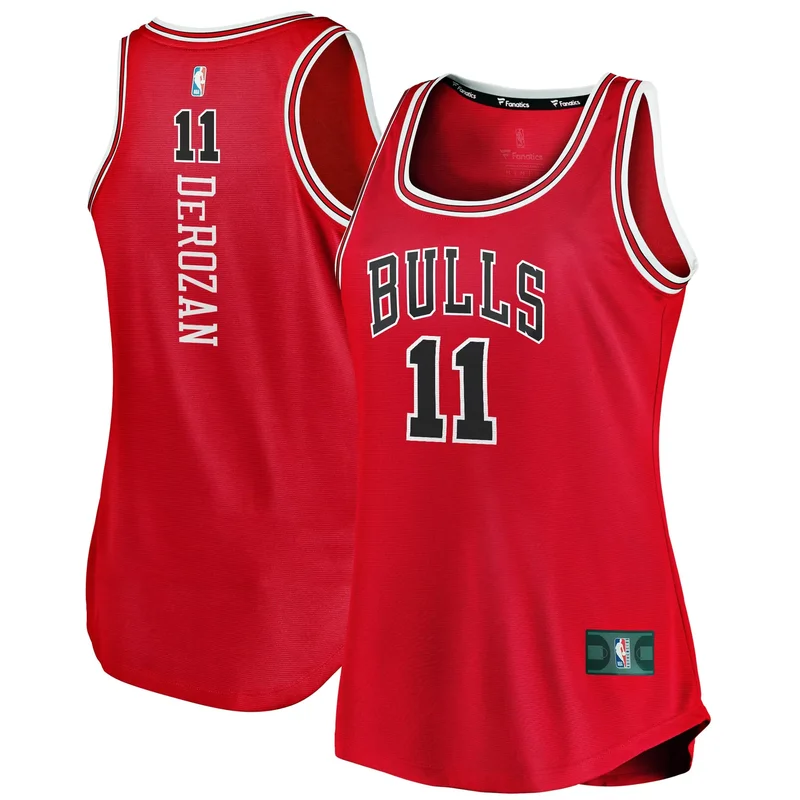 Demar Derozan Chicago Bulls 2021/22 Fast Break Tank Jersey - Icon Edition - Red NBA