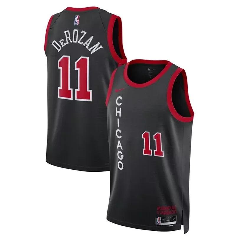 Nikola Vucevic Chicago Bulls Fast Break Jersey Icon Edition Red - Image 3