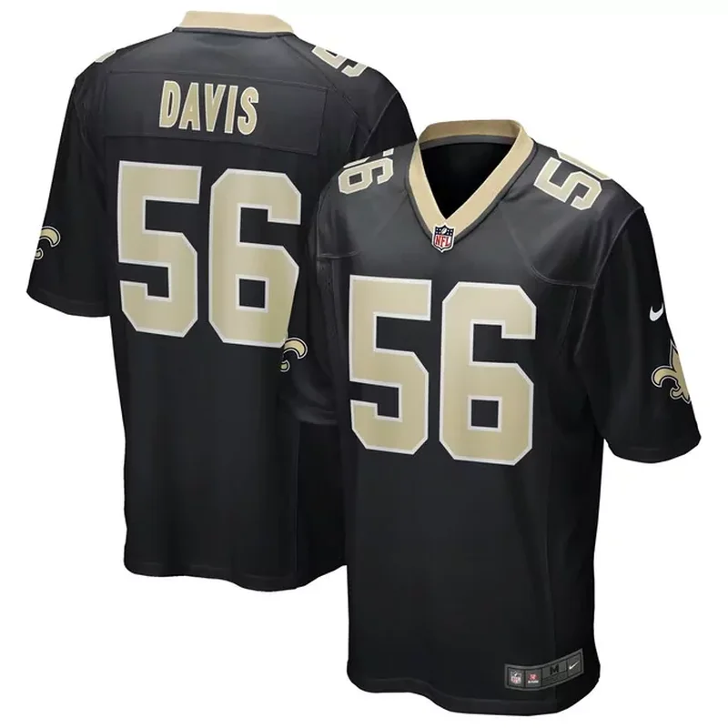 Rashid Shaheed New Orleans Saints Team Game Jersey Black - Image 2