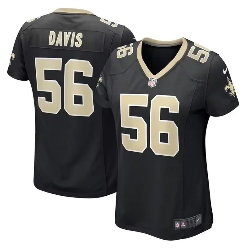Demario Davis New Orleans Saints Womens Game Jersey Black