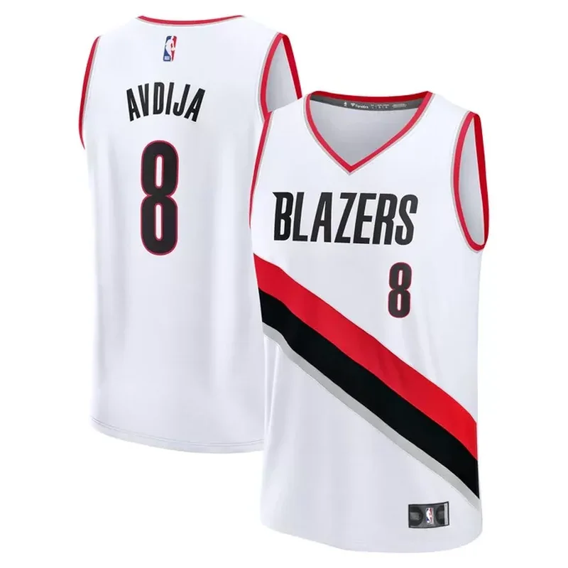 Clyde Drexler Portland Trail Blazers Classics 1991/92 Lunar New Year Jersey Black - Image 5