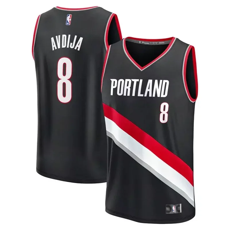 Deni Avdija Portland Trail Blazers Fast Break Player Jersey Icon Edition Black