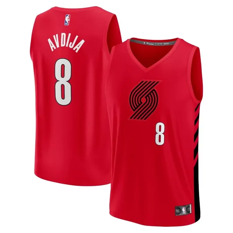 Clyde Drexler Portland Trail Blazers Classics 1991/92 Lunar New Year Jersey Black - Image 3