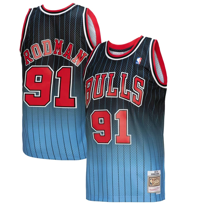 Scottie Pippen Chicago Bulls 1996-97 Hardwood Classics NBA 75th Anniversary Diamond Jersey - Red - Image 2