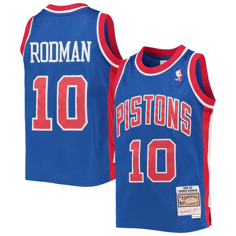 Nerlens Noel Detroit Pistons Fast Break Jersey - Icon Edition - Blue NBA - Image 3