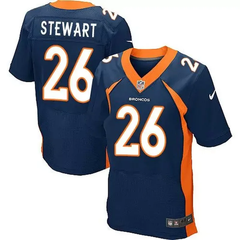 Denver Broncos #26 Darian Stewart Black Men's Stitched 2016 Salute to Service Jersey - Image 5