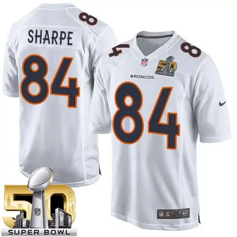 Denver Broncos #84 Shannon Sharpe Orange Throwback Men's Stitched Elite Jersey - Image 5
