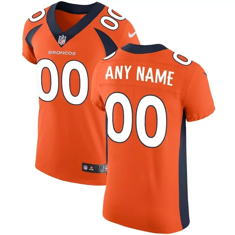 Denver Broncos Vapor Untouchable Custom Elite Jersey Orange