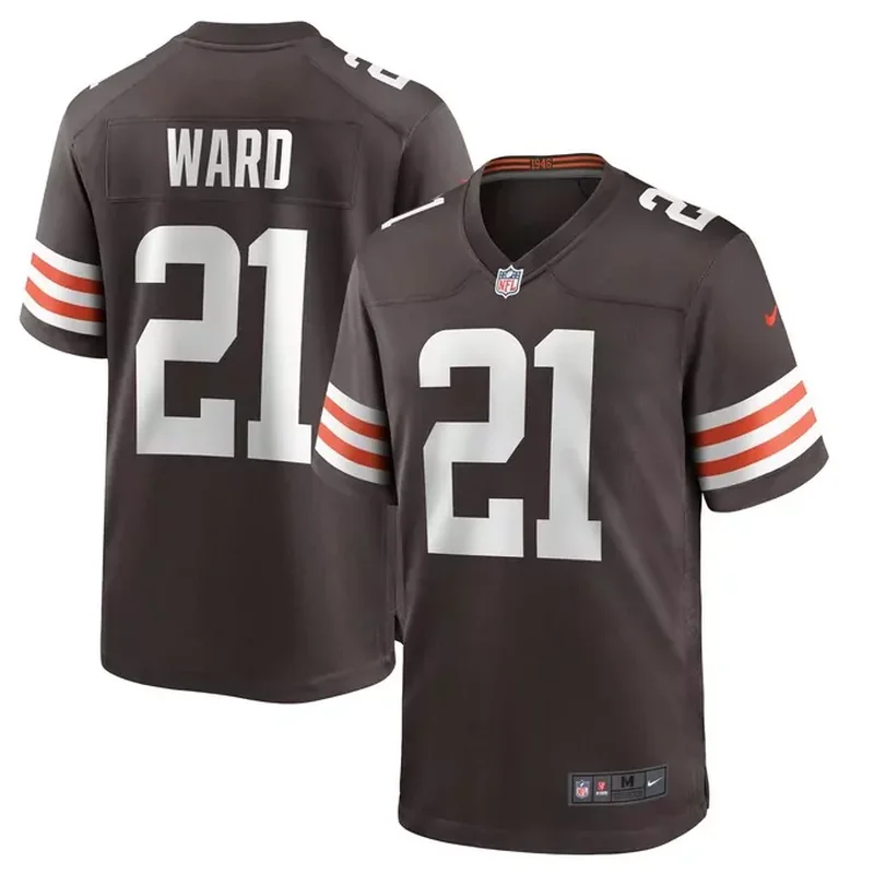 Denzel Ward Cleveland Browns Player Game Jersey Brown