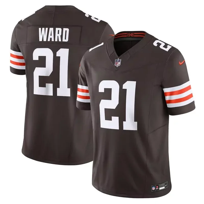 Myles Garrett Cleveland Browns 2024 Salute to Service Game Jersey Arctic Camo - Image 5