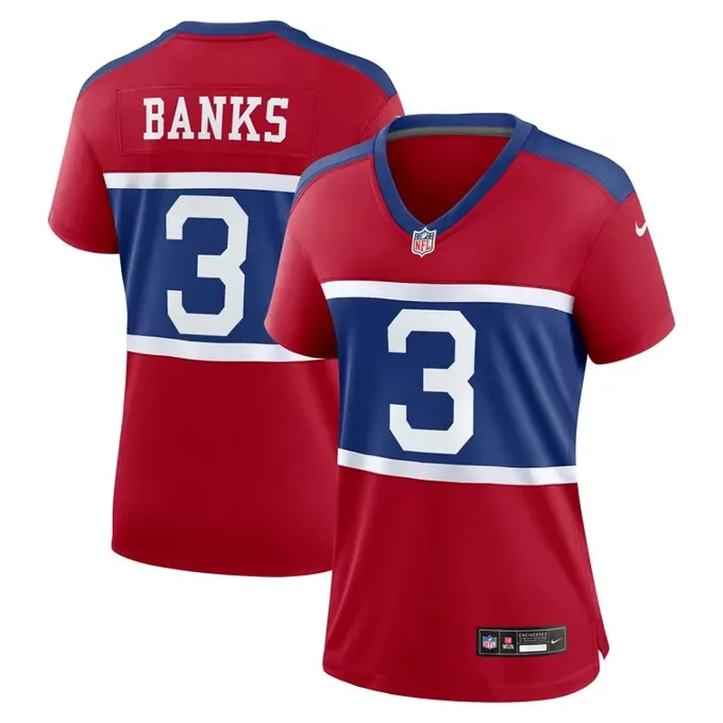Daniel Jones New York Giants Womens Player Jersey Royal - Image 2