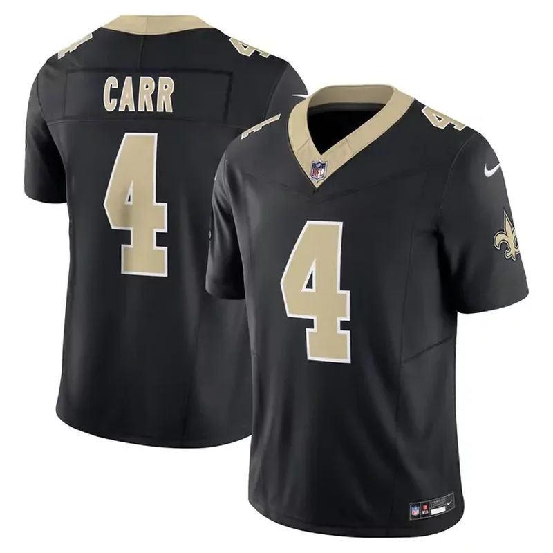 Morten Andersen New Orleans Saints Retired Player Legacy Jersey Black - Image 5