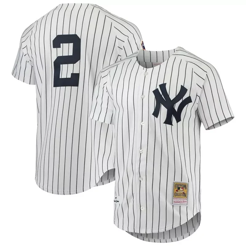 DJ LeMahieu New York Yankees Home Player Jersey White/Navy - Image 4