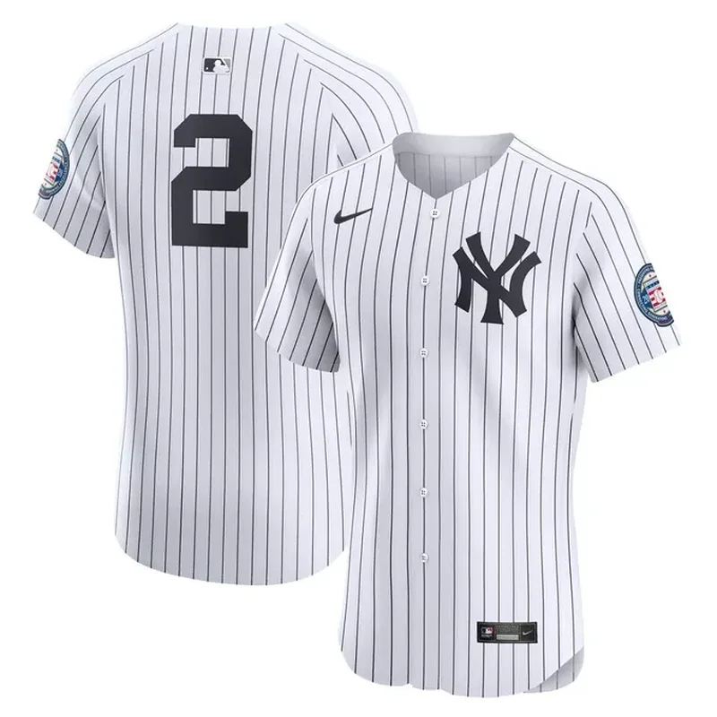 Babe Ruth New York Yankees Home Cooperstown Collection Player Jersey White - Image 3