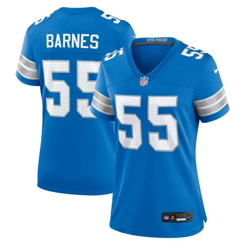 Hogan Hatten Detroit Lions Game Jersey Blue - Image 5
