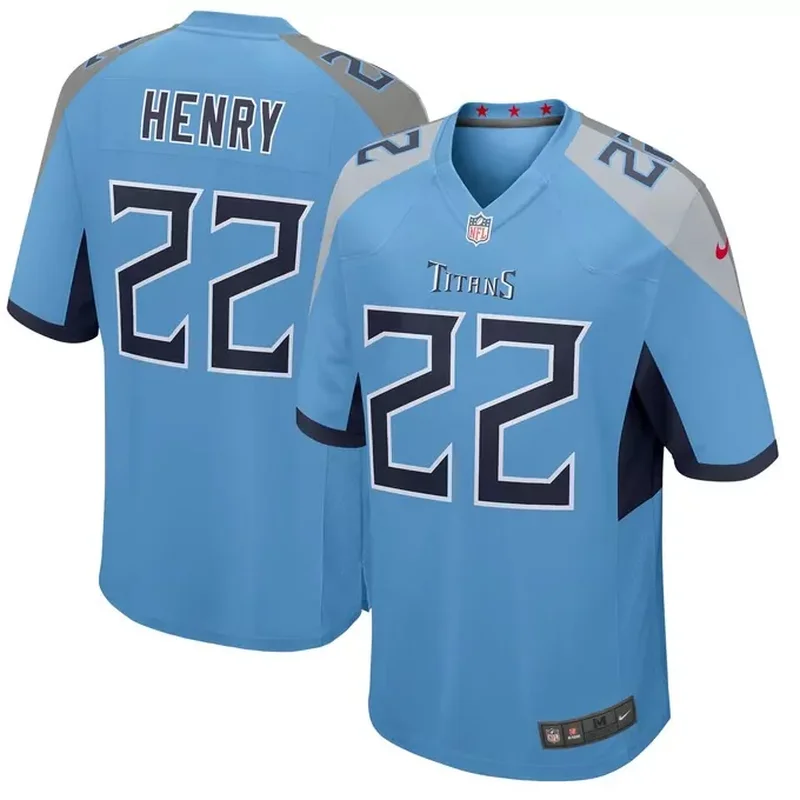 Derrick Henry Tennessee Titans Game Jersey Light Blue