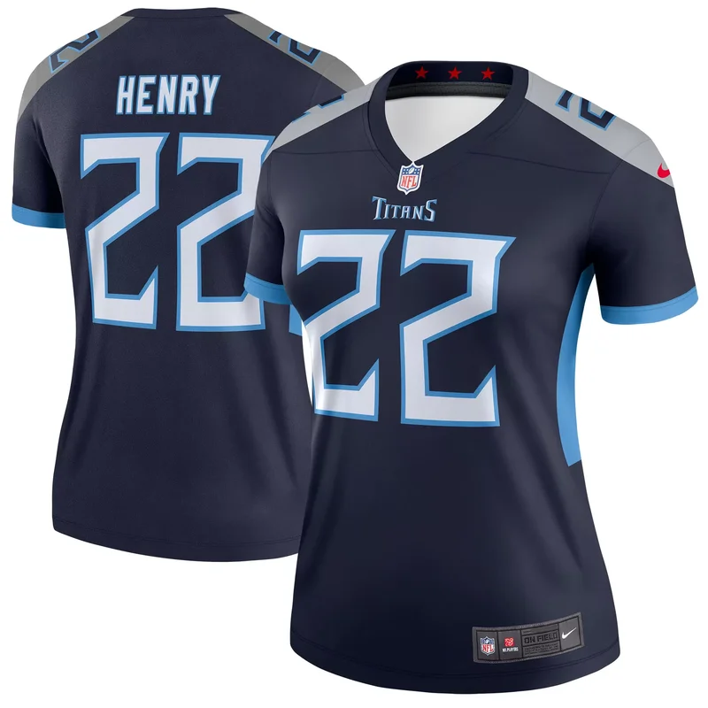 Derrick Henry Tennessee Titans Women's Jersey - Navy - Image 2
