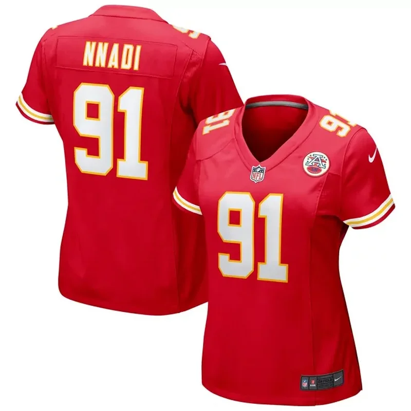 Jaylen Watson Kansas City Chiefs Game Player Jersey Red - Image 3