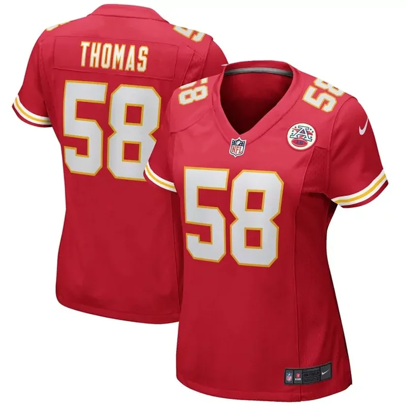 Derrick Thomas Kansas City Chiefs Womens Game Retired Player Jersey Red
