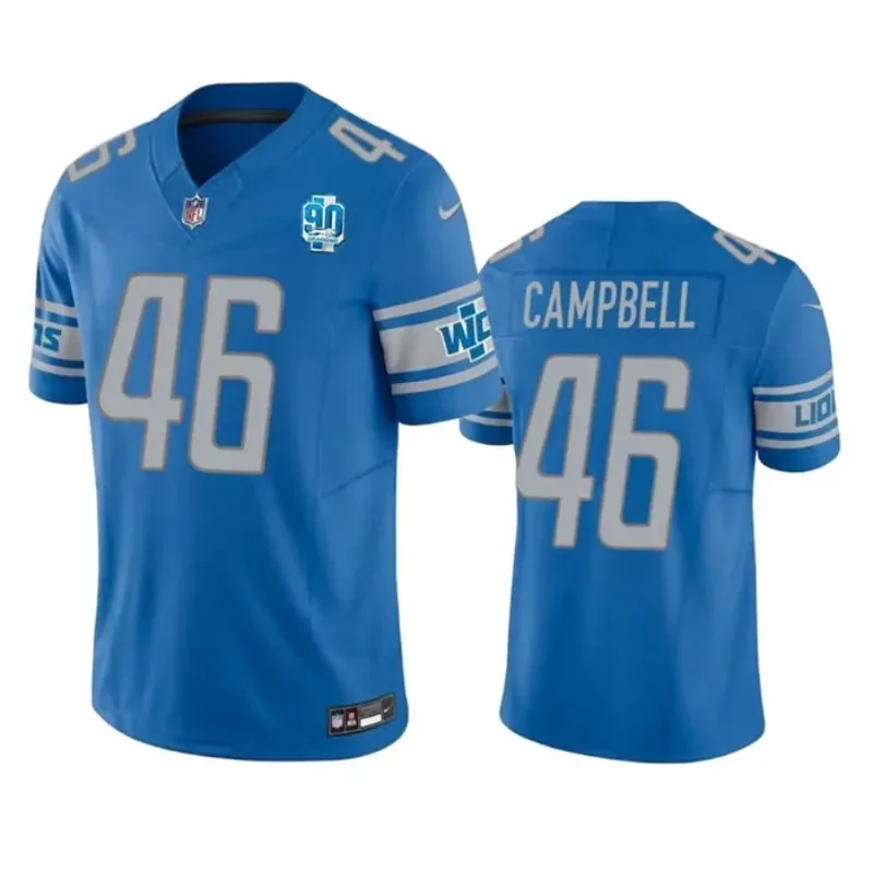 Detroit Lions #19 Donovan Peoples Jones Grey 2023 F.U.S.E. Vapor Untouchable Football jersey - Image 2