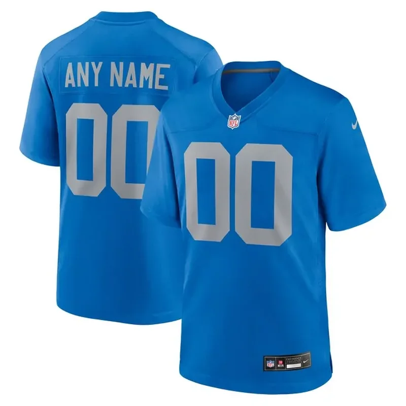 David Montgomery Detroit Lions Womens Alternate Game Jersey Blue - Image 4