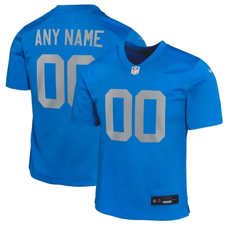 Hogan Hatten Detroit Lions Game Jersey Blue - Image 2