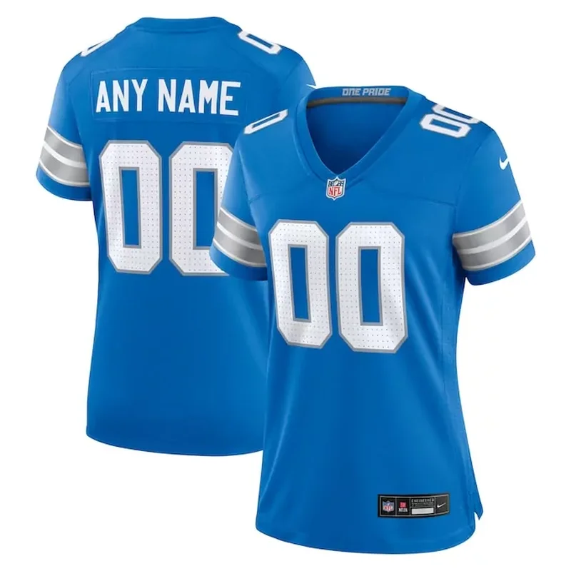 David Montgomery Detroit Lions Alternate Player Game Jersey Black - Image 4