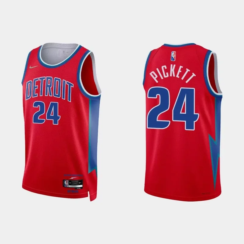 Isiah Thomas Detroit Pistons 75th Anniversary Rose Gold 1982 Jersey - Pink NBA - Image 4