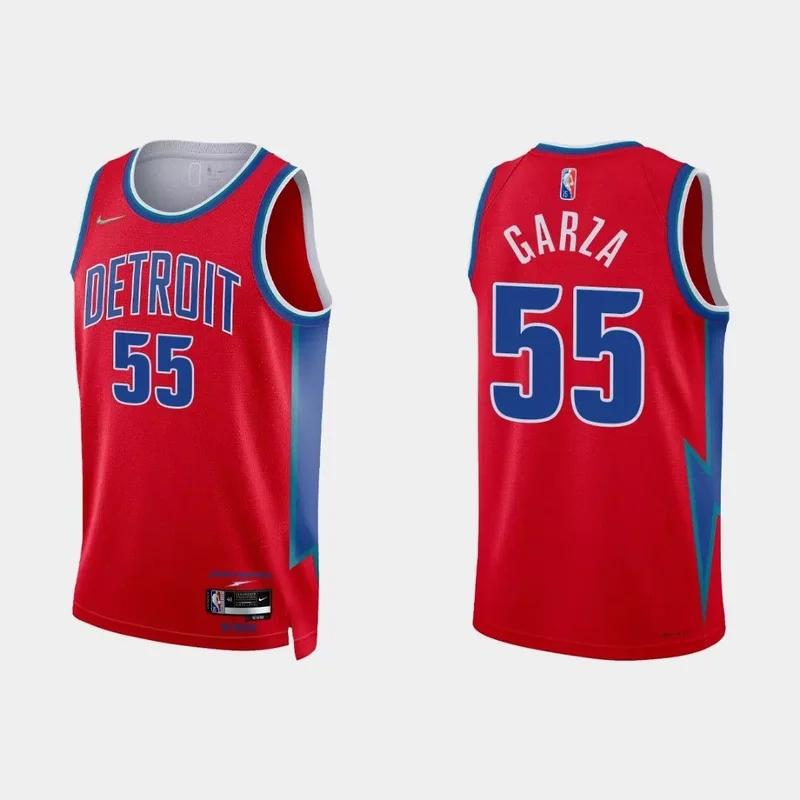 Grant Hill Detroit Pistons Big & Tall Hardwood Classics Jersey - Blue NBA - Image 3