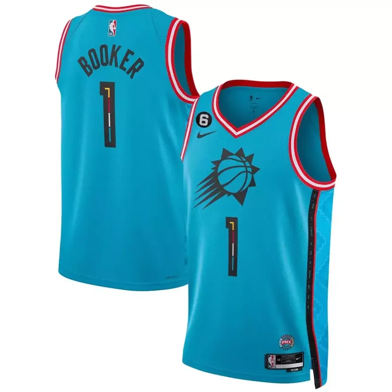 Devin Booker Classic Phoenix Suns Players Stitched Jersey - Image 2