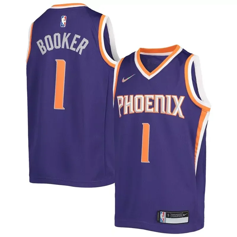 Devin Booker Phoenix Suns 2021/22 Diamond Jersey Icon Edition Purple