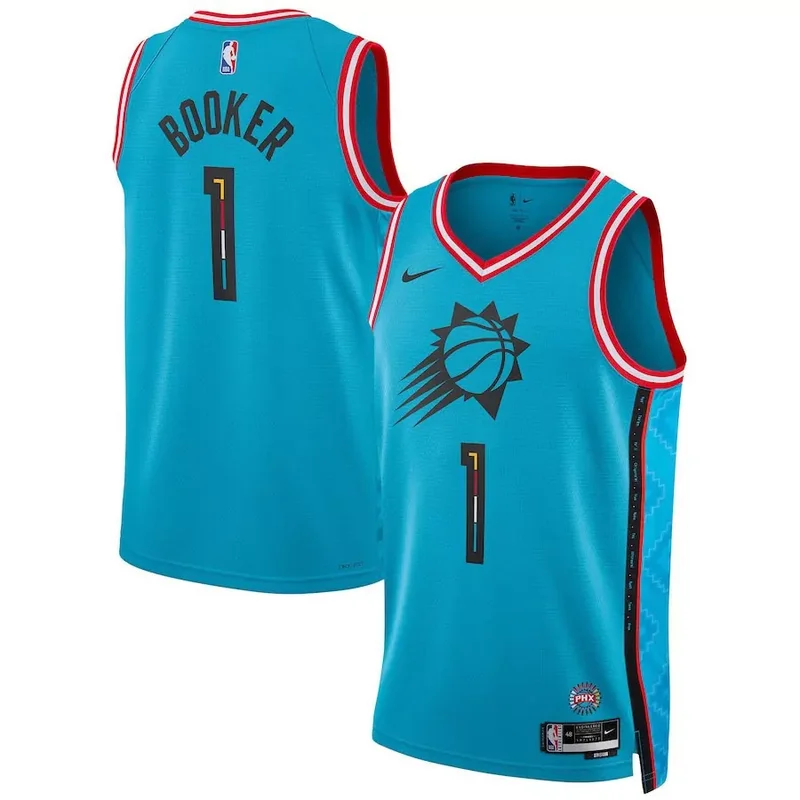 Devin Booker phoenix suns 2023 City edition jersey all stitched