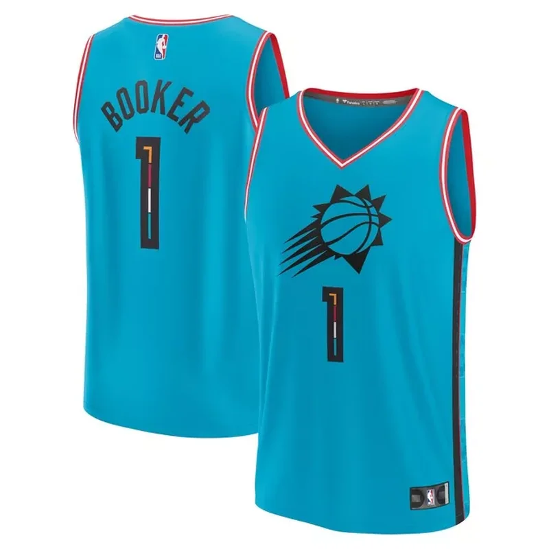 Devin Booker Phoenix Suns Fastbreak Jersey City Edition Teal