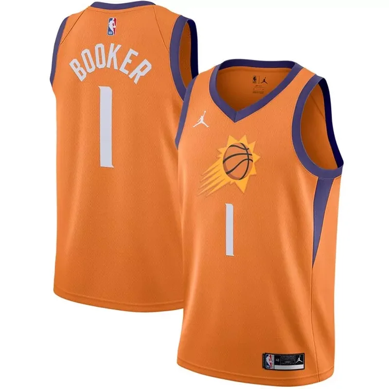 Devin Booker Phoenix Suns Jordan Brand 2020/21 Jersey Statement Edition Orange