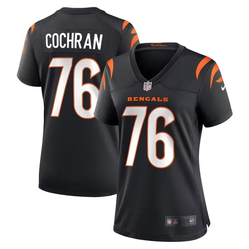 Trey Hill Cincinnati Bengals Womens Game Jersey Black - Image 2