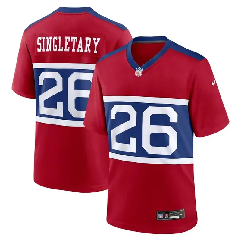 New York Giants Womens Classic Custom Game Jersey Royal - Image 4